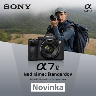 Sony práve predstavilo novinku🤩Sony Alpha A7 V! Hybridný full frame fotoaparát, ktorý uspokojí potreby tvorcov videí aj...